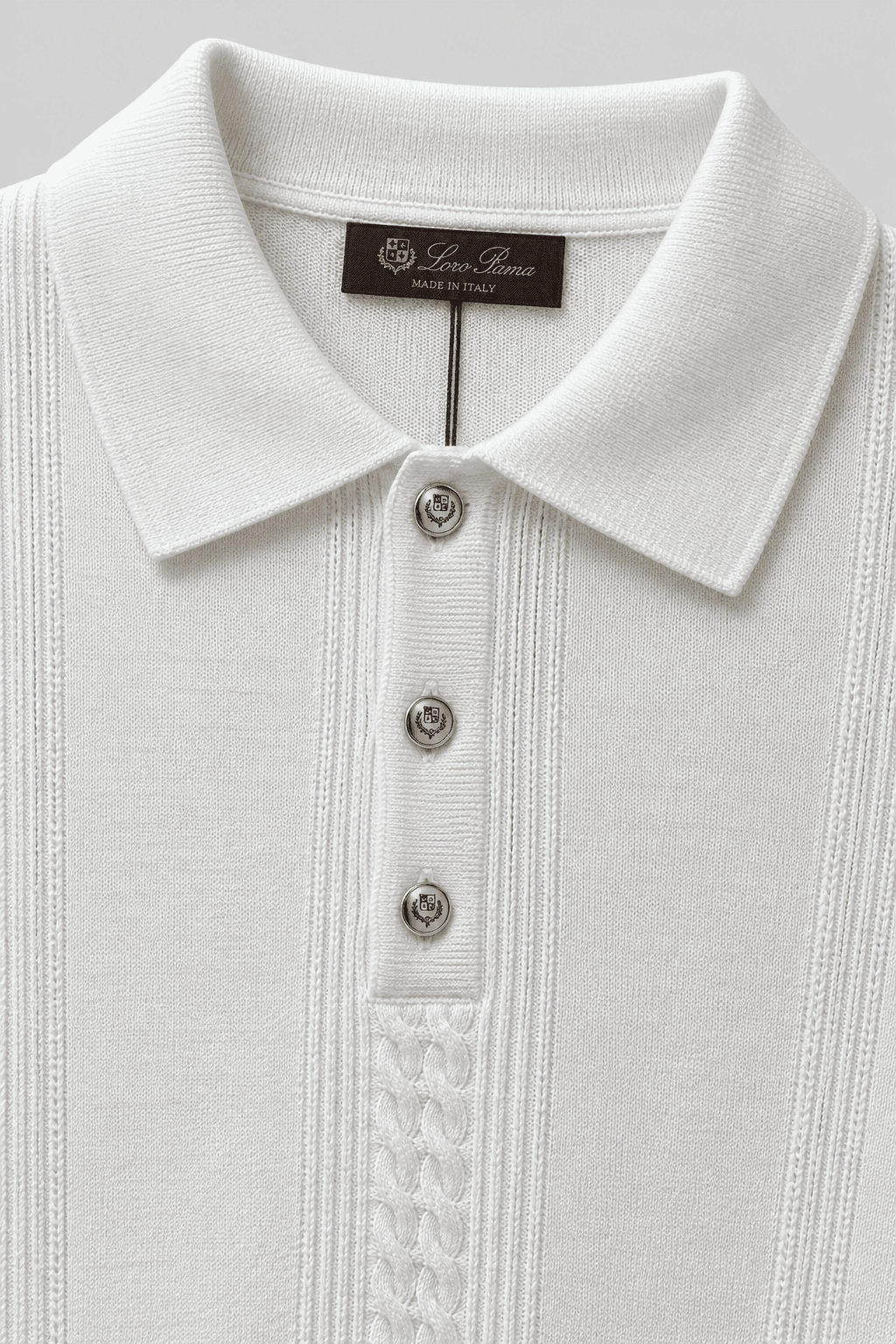 Loro Piana Knitwear Triko %100 Pamuk