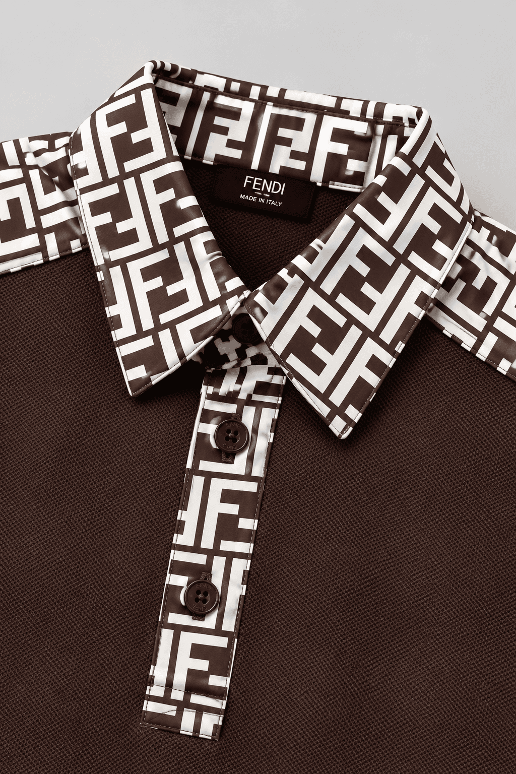 Fendi Double Uzun Polo Yaka T-Shirt
