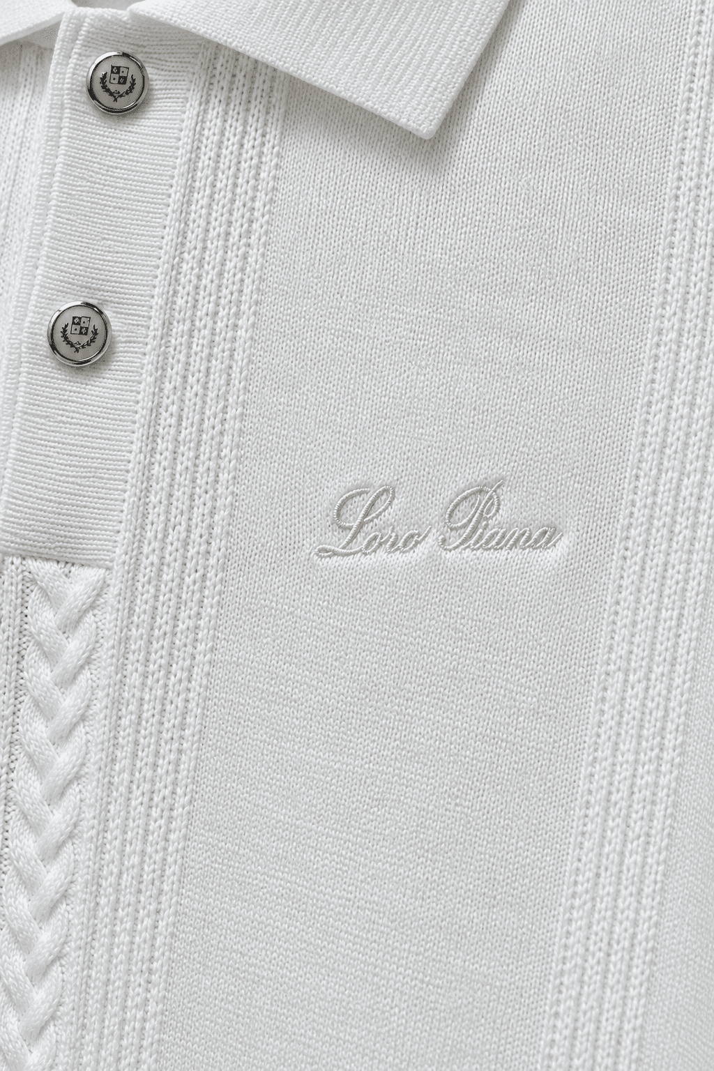 Loro Piana Knitwear Triko %100 Pamuk