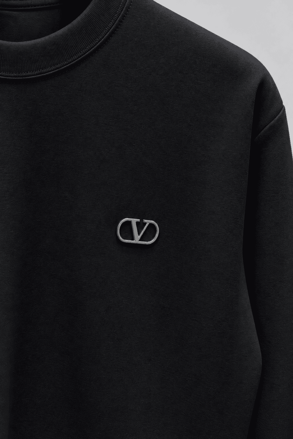 Valentino Modal Uzun Kollu T-Shirt