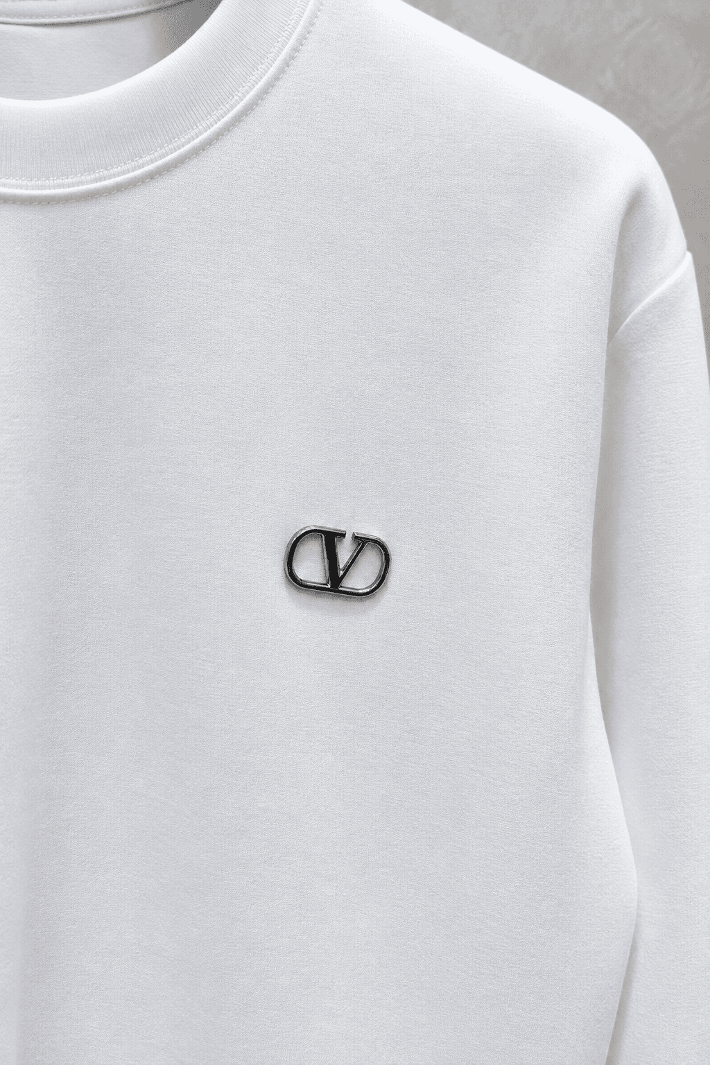 Valentino Modal Uzun Kollu T-Shirt