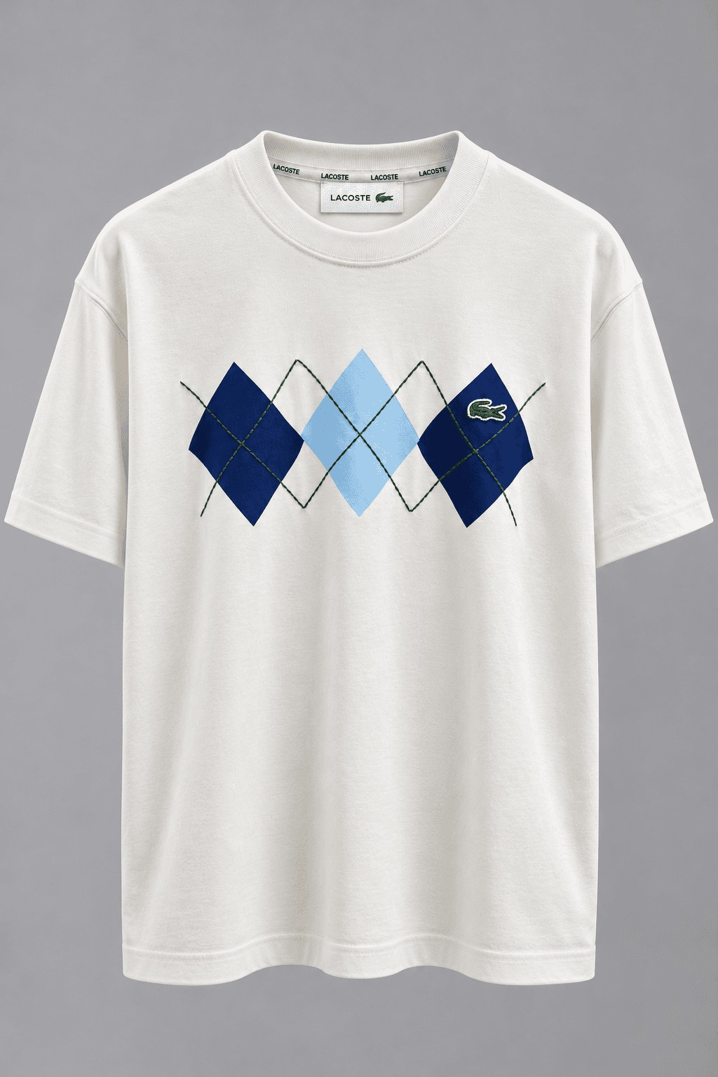 Valoris Luxury Lacoste Nakışlı Basic Tişört