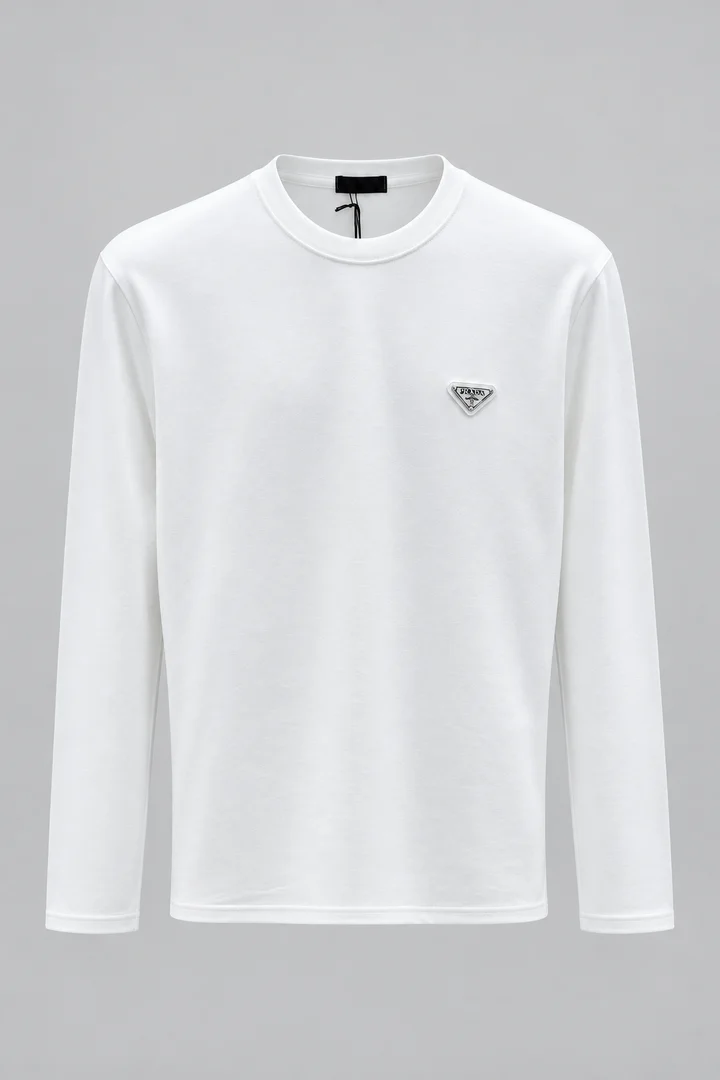 Prada Modal Uzun Kollu T-Shirt