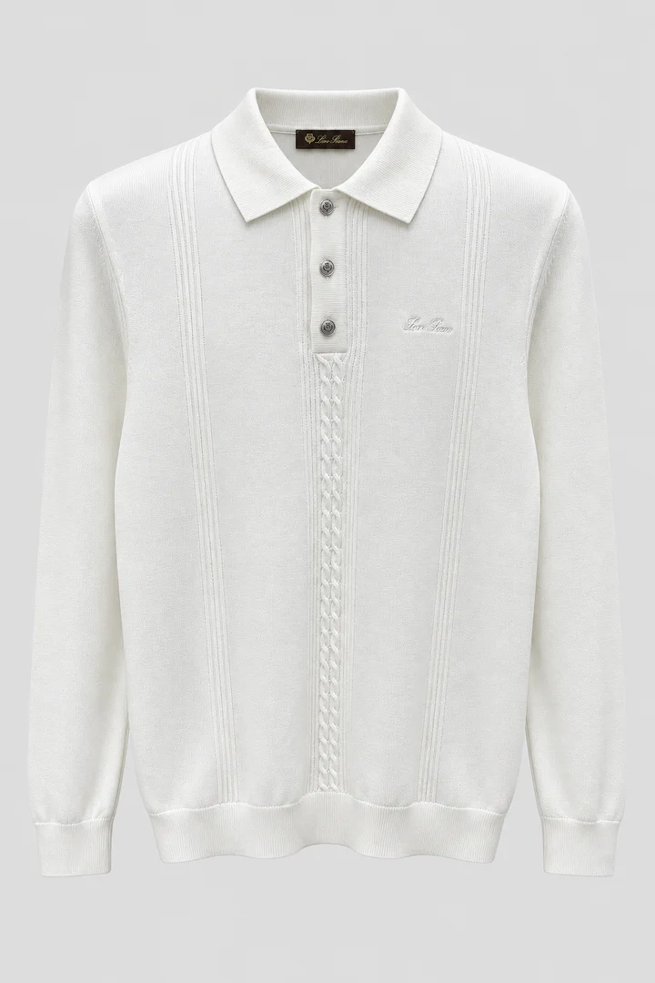 Loro Piana Knitwear Triko %100 Pamuk
