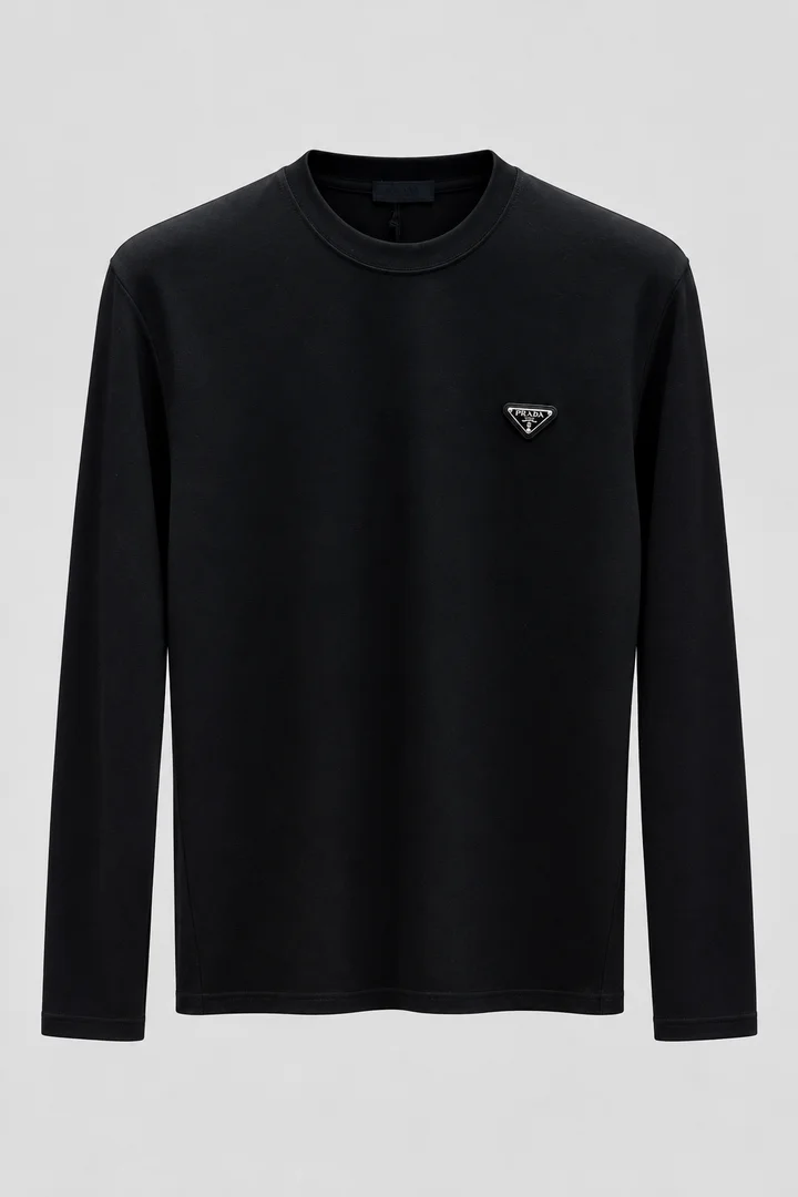 Prada Modal Uzun Kollu T-Shirt