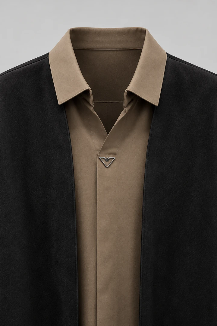 Emporio Armani İthal Süet Gömlek