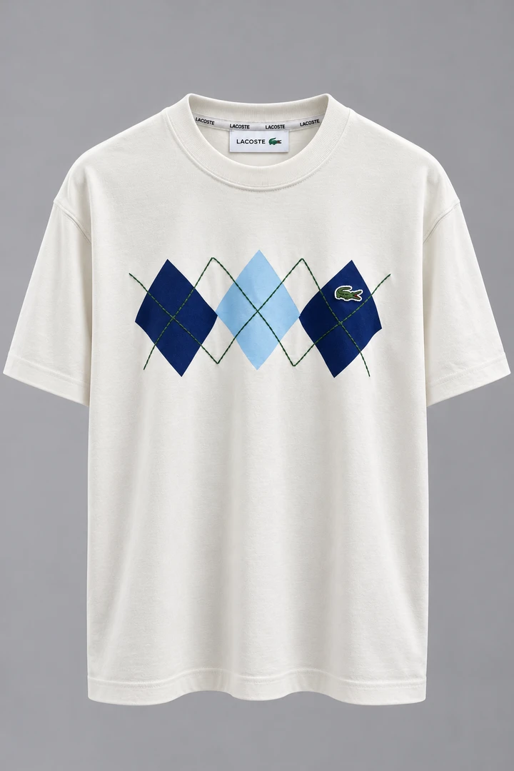 Lacoste Nakışlı Basic Tişört